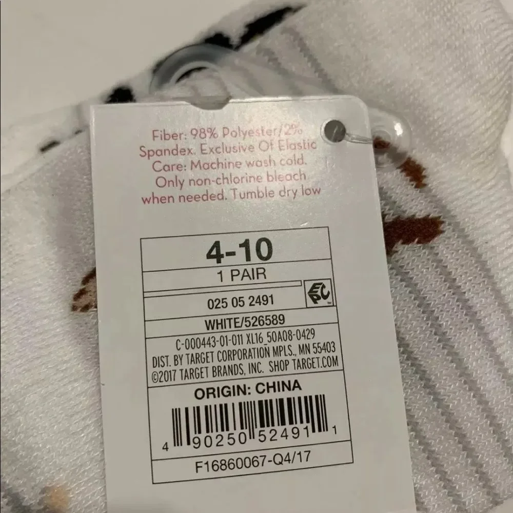 Xhilaration Knee High Cat Socks Size 4-10NWT NEW